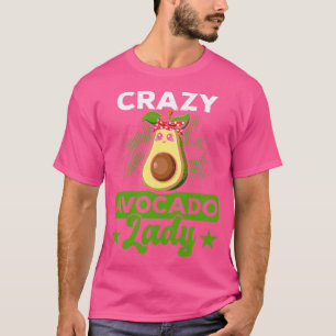 T-shirt Drôle Avocado Vegan Ladies Vegetarian Gift 4