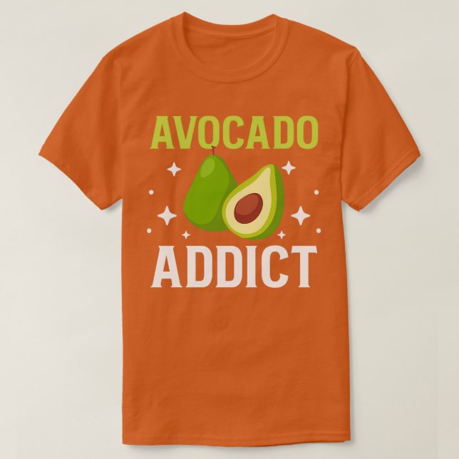 T-shirt Drôle Avocat Avocat Avocat Avocat Addicé Guacam (Design devant)