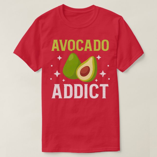 T-shirt Drôle Avocat Avocat Avocat Avocat Addicé Guacam (Design devant)