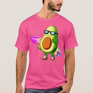T-shirt Drôle avocat surf été