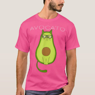 T-shirt Drôle Avogato Cat Avocado cadeaux Amoureux de les