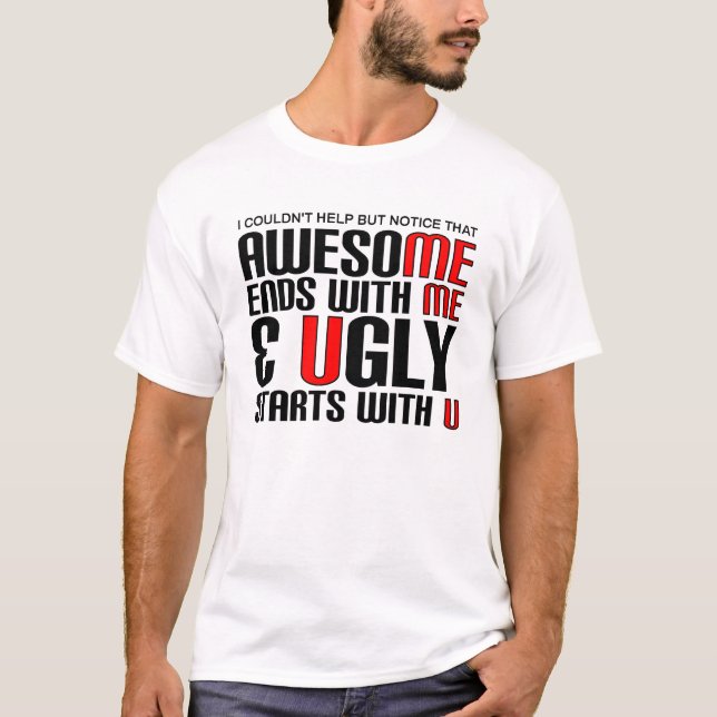 T-shirt drôle Awesome Me (Devant)