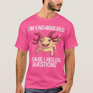 T-shirt Drôle Axolotl Pour Les Amateurs De Salamandre Aqua