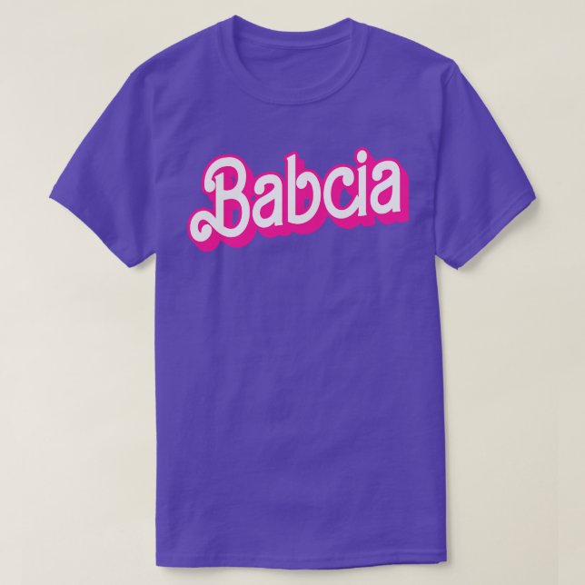 T-shirt Drôle Babcia Cadeaux Filles Babcia (Design devant)