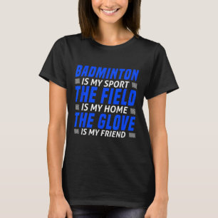 T-shirt Drôle Badminton Art Pour Hommes Femmes Navette Spo