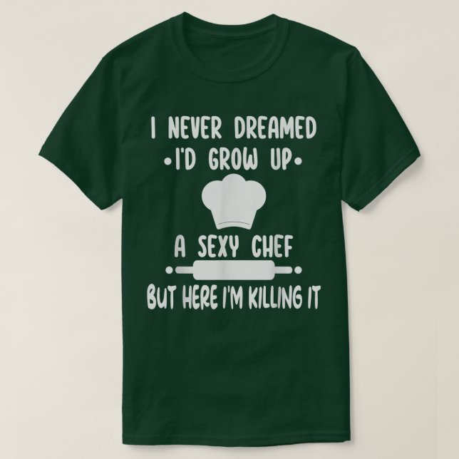 T-shirt Drôle Baker Baking Design Hommes Femmes Chef Cuisi (Design devant)