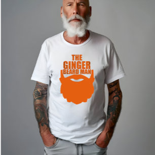 T-shirt Drôle barbe à gingembre homme