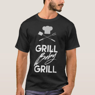 T-shirt Drôle Barbecue Citation Chemise Grill Bébé Grill B
