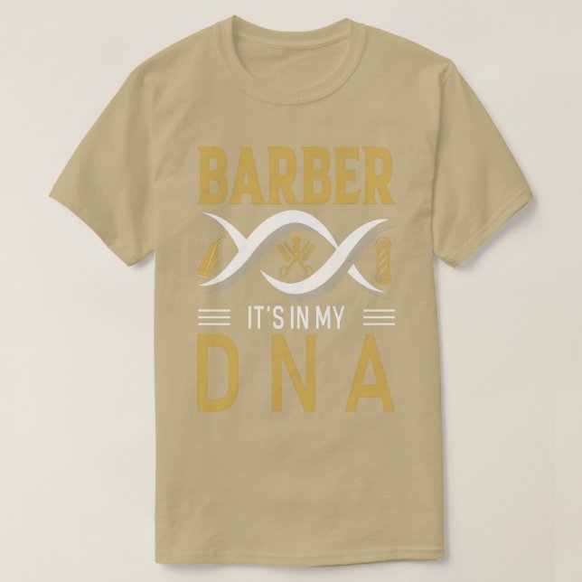 T-shirt Drôle Barber Citation Barber Son Dans Mon ADN (Design devant)