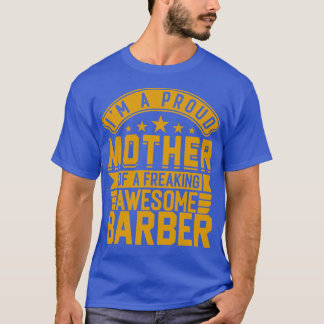 T-shirt Drôle Barber Femmes Fier