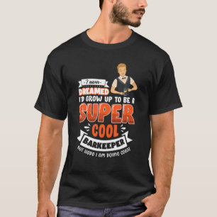 T-shirt Drôle Barkeeper Idée Cadeau Pour Barman Et Barwoma