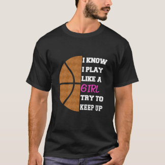 T-shirt Drôle Basketball dit