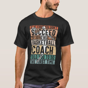 T-shirt Drôle Basketball T-Chemise Citation Dit Graphique