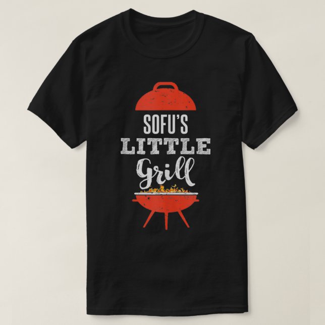 T-shirt Drôle BBQ Grilling Cadeau design pour le Petit G d (Design devant)