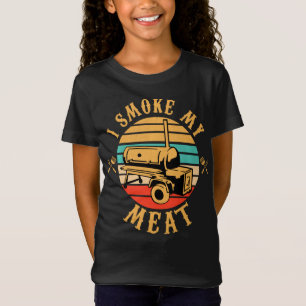 T-Shirt Drôle BBQ Lover Cadeaux   Je fume Mon Fumeur de vi