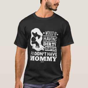 T-shirt Drôle bébé dire la grossesse Mami T-