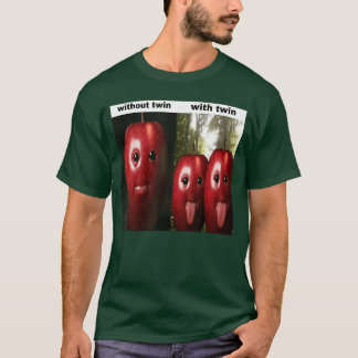 T-shirt Drôle Bête IA Apple génération z Mème RotCerveau H