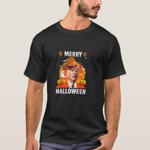 T-shirt Drôle Biden Happy Halloween Tee - shirts Joyeux No