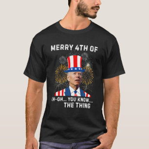 T-shirt Drôle Biden Joyeux 4E D'Entre Vous Connaissez La C