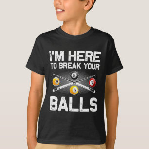 T-shirt Drôle Billard Art Pour Hommes Femmes Billard Lover