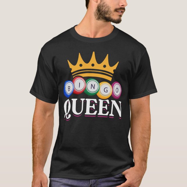 T-shirt Drôle Bingo Girl Bingo Balls Queen Femmes (Devant)