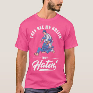 T-shirt Drôle Bjj Design Mixed martial art brésilien Jiu J