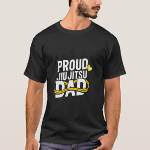 T-shirt Drôle BJJ Dit Que BJJ Papa Cite BJJ Belt Fier Jiu