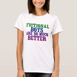T-shirt Drôle Bookworm Fictional Boys sont tellement meil