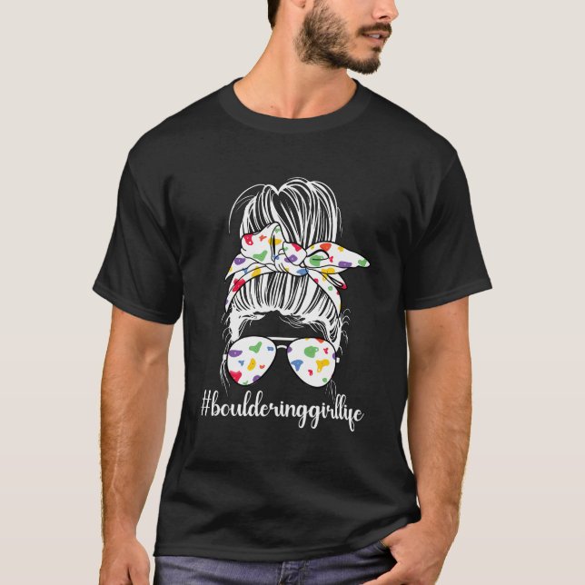 T-shirt Drôle Boulder Boulder Lover Boulderer (Devant)