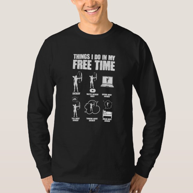 T-shirt Drôle Bowhunte Archer Bow Arrow Arrow Archery Bowh (Devant)