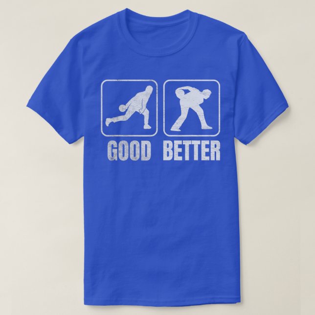 T-shirt Drôle Bowling à deux mains Hommes Femmes Enfants (Design devant)