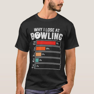 T-shirt Drôle Bowling Bowler Hommes Femmes Enfants Pourquo