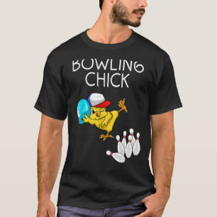 T-shirt Drôle Bowling Gift Femmes mignonne Bowling Chick S
