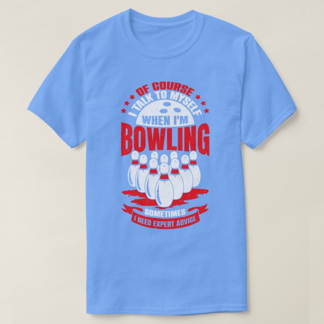 T-shirt Drôle Bowling Jeu Sport Bowler Cadeau (Design devant)