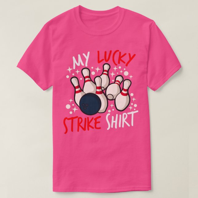 T-shirt Drôle Bowling Team Bowler Strike Gift Idea 20 (Design devant)