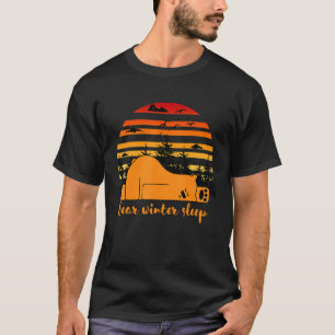 T-shirt Drôle Brown sommeil de l'ours
