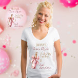 T-shirt Drôle Bulles Fête Rose Or Équipe Mariée<br><div class="desc">Préparez-vous à faire sauter les bouchons et à créer des souvenirs avec ce t-shirt Team Bride amusant et charmeur ! Personnalisé avec le nom de la mariée, ce tee-shirt personnalisé est parfait pour les enterrements de vie de jeune fille, les douches nuptiales et les soirées entre filles. Avec la citation...</div>