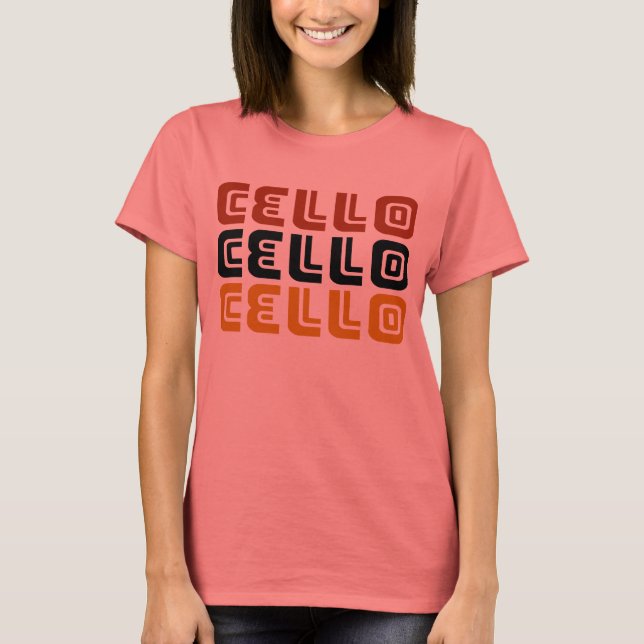 T-shirt Drôle cadeau Cello Trio (Devant)
