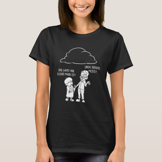 T-shirt Drôle cadeau Cloud pour les programmeurs informati (Devant)
