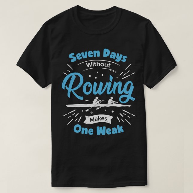 T-shirt Drôle cadeau d'alimentation en rame (Design devant)