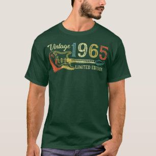 T-shirt Drôle cadeau d'anniversaire 1965 pour hommes Guita
