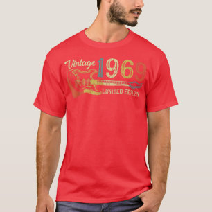 T-shirt Drôle cadeau d'anniversaire 1969 pour hommes Guita