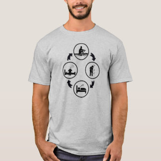 T-shirt Drôle cadeau d'aviron, Le cycle d'aviron