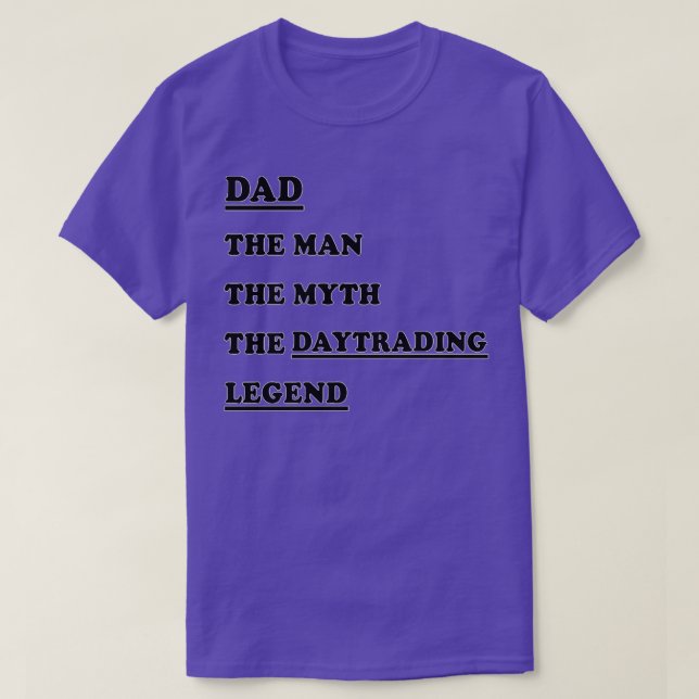 T-shirt Drôle cadeau Daytrading pour hommes femmes (Design devant)