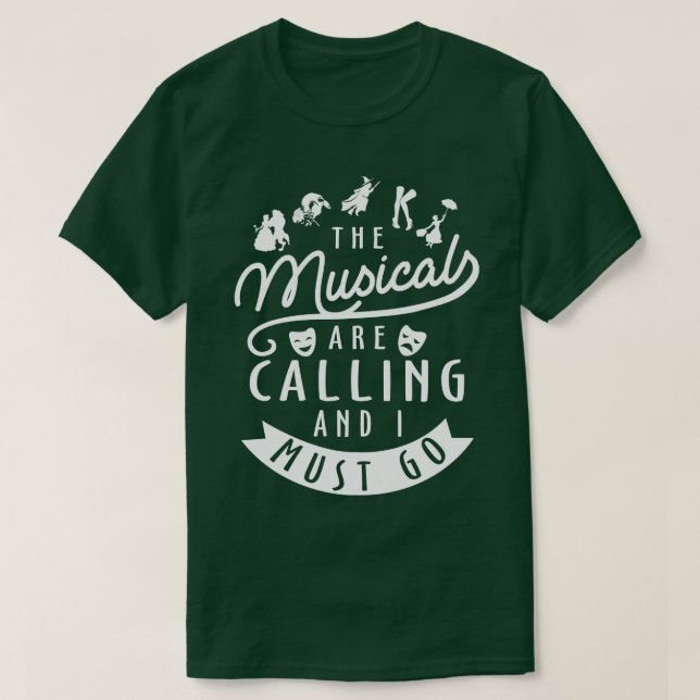 T-shirt Drôle cadeau de Broadway Lover (Design devant)