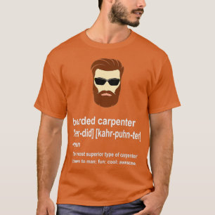 T-shirt Drôle cadeau de charpentier de barbe pour les homm
