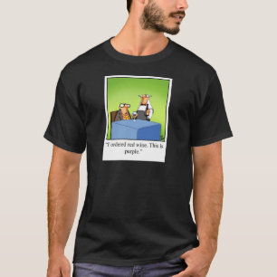 T-shirt Drôle cadeau de dessin animé de vin rouge!