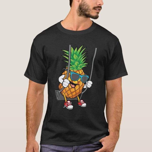 T-shirt Drôle cadeau de l'amant ananas | Cute Swinger (Devant)