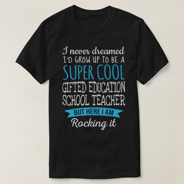 T-shirt Drôle cadeau de l'école d'enseignement enseignant  (Design devant)