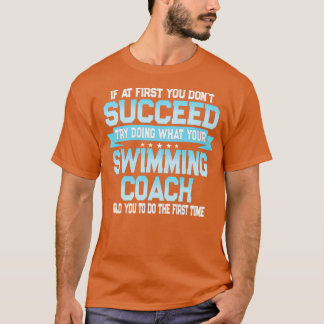 T-shirt Drôle cadeau de l'entraîneur de natation